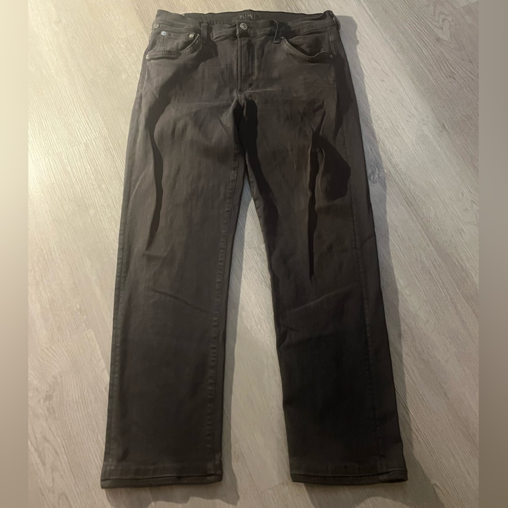 Citizens of Humanity Straight Fit Stretch Black jeans